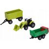 Detský traktor s efektmi a prívesom - 15 cm, svetelné a zvukové efekty, voľný