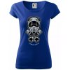 Cross rider piesty helma - Dámske tričko Pure - L ( Kráľovská modrá )