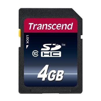 Transcend SDHC 4GB class 10 TS4GSDHC10