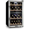 Klarstein Vinamour 45D, vinotéka, 118 l, 45 fliaš, 5–18°C, 2 zóny, nehrdzavejúca oceľ (HEA8-Vinamour-45-d)
