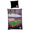 Fanshop povlečení Bayern Mnichov Allianz Arena 135 x 200 80 x 80 cm