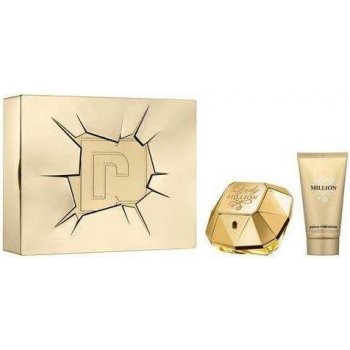 Paco Rabanne Lady Million EDP 80 ml + telové mlieko 100 ml + EDP 15 ml darčeková sada