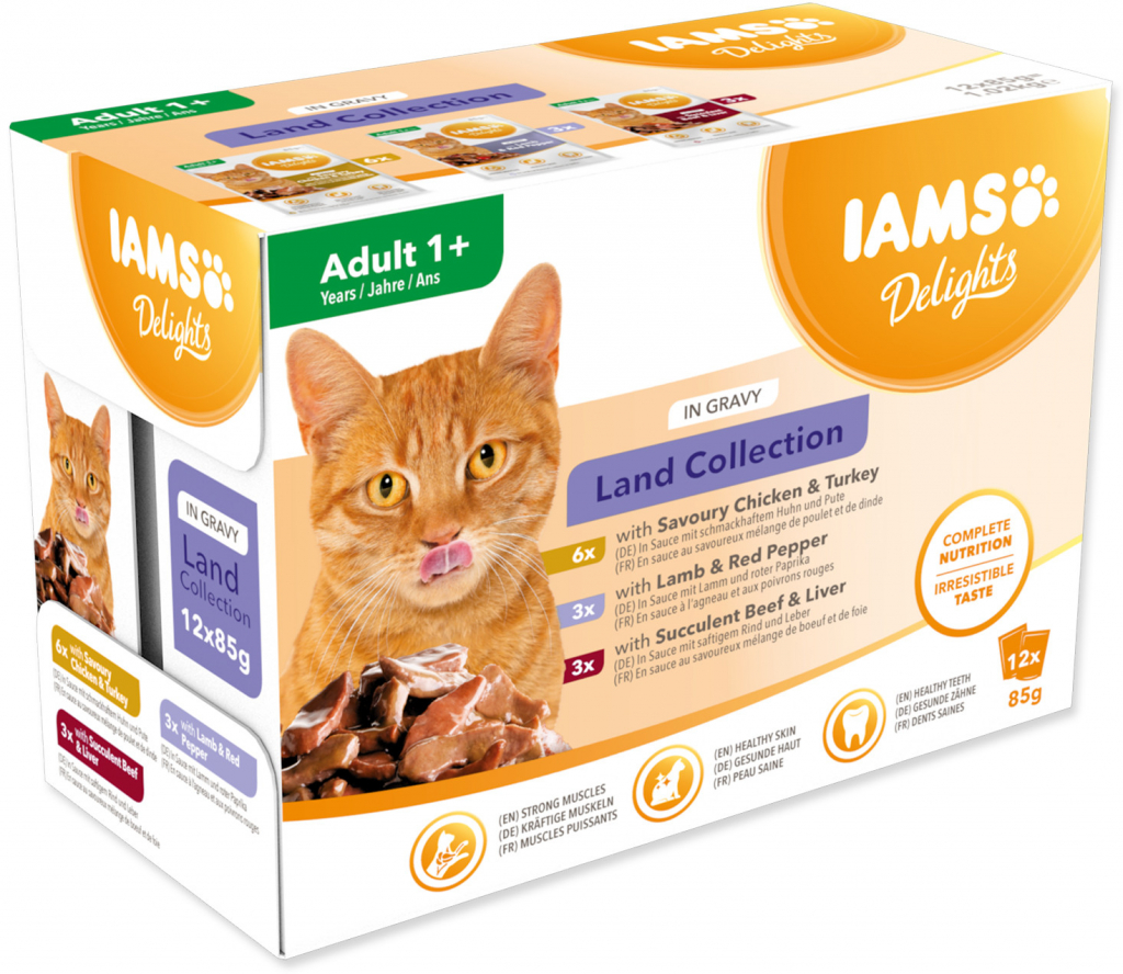 IAMS pre mačky 12 x 85 g