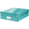 LEITZ Organizačný box Click&Store, veľkosť M, ľadovo modrá