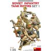 MiniArt Soviet Tank Riders Set No.1 (4 figúrky) 1:35