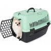 Happet Transportný box ABBA S zelený pre psa a mačku – 50x33x33 cm
