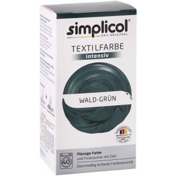 SIMPLICOL farba na textil Lesná zelená 150 ml + 400 g