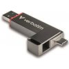USB kľúč, 128GB, USB-A/C 3.2 Gen1, VERBATIM 