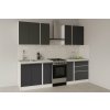 Casarredo MATTINA kuchynská linka 180, antracit-biela
