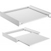 Maclean Univerzálny spojovací rám Medzirám s výsuvným panelom pre práčky alebo sušičky do 60 kg s rozmermi 60x53 cm