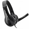 CANYON headset CHSU-1, ľahký, USB pripojenie, čierna (CNS-CHSU1B)