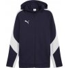 Pánska bunda Puma, TEAMEVOSTRIPE HOODED JACKET tmavo modrá,biela XL