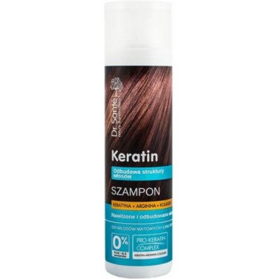 Dr. Santé Keratin regeneračný a hydratačný šampón pre krehké vlasy bez lesku Keratin Arginine and Collagen 250 ml