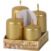 Nohel Garden adventné STUPŇOVITÉ 4x6/7/8/9cm 4ks