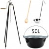 Perfect Home Set-87 Kotlíková súprava 50L, 4ks – trojnožka/kotlík/varecha/naberačka
