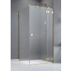 RADAWAY ESSENZA PRO GOLD KDJ 90cm pravé dvere do kombinácie / sprchový kút rohový, profil zlatý, sklo číre, 10097090-09-01R