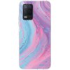Picasee silikónový prehľadný obal pre Realme 8 5G - Pink liquid