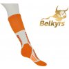 Športové ponožky oranžovo-biele 39-42