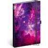 Baagl Notes Galaxie linkovaný 13 × 21 cm