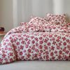 VK Bavlnená posteľná bielizeň Petúnia, ružová, 140 x 200 cm