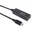 Kábel OEM PremiumCord USB-C repeater predlžovací Male-Female, 5Gbps 5m ku31rep5