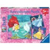 RAVENSBURGER Puzzle Disney princezny: Dobrodružství 3x49 dílků
