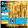 Aigostar B.V. | Aigostar - LED vonkajší reťaz 100xLED/8 funkcií 4x1m IP44 teplá biela | B10303JT5
