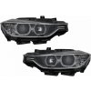 KITT Lightning LED DRL Angel Eyes Headlights with Projector suitable for BMW 3 Series F30 F31 (2011-2015)