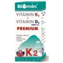 Doplnok stravy Biomin Vitamin K2 + Vitamin D3 2000.I.U. Premium 60 kapsúl