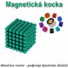 Magnetická NEOKOCKA NEOCUBE magnetické guličky zelené 216ks 5mm