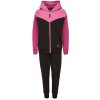 Dievčenská tepláková súprava Lewro, OAKIE Čierna,Ružová, 152-158