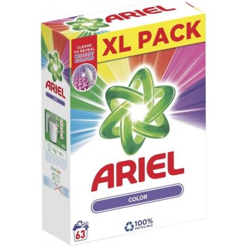 Ariel Color prací prášok na farebnú bielizeň krabice 63 PD 4,725 kg od  14,27 € - Heureka.sk