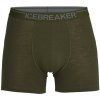 Icebreaker Pánske boxerky Anatomica, zelená - XL