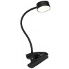Top Light | Top Light-LED, dotykovo stmievateľná stolná lampa s klipom BELLA, LED 4,8 W/5 V, 3000–6500 K, čierna | TP1856