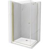 MEXEN PRETORIA ZLATÝ SPRCHOVÝ KÚT 80x90 + VAŇIČKA