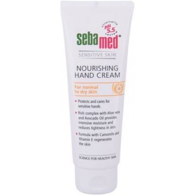SebaMed Sensitive Skin Nourishing vyživujúci krém na ruky s normálnou a suchou pokožkou 75 ml pre ženy