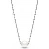 Pandora Strieborný náhrdelník so sladkovodnou perlou Timeless 393167C01-45