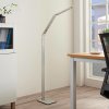 Stojacia lampa Lucande LED Nicano, sivá, kov, CCT, 125 cm - 9621660