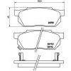 Sada brzdových platničiek kotúčovej brzdy BREMBO P 28 008