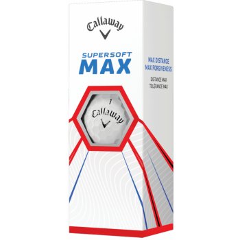 Callaway balls Supersoft MAX 21 2-plášťové 3ks