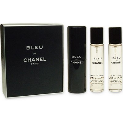 Chanel Bleu de Chanel pánska parfumovaná voda s rozprašovačom 3x20 ml