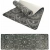 LIFEFIT YOGA MAT MANDALA DUO, 183 × 58 × 0,6 cm, čierna