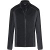 James & Nicholson Mikina JN 784 na zip, pánská COT02078480902-black/carbo M Černá/carbon