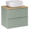 Súprava skrinka Comad Aster Green ASTER GREEN 82-60-46-2S, umývadlo Comad Smile UM-6252SMILE40DP, CREMONA 89-60-46 M