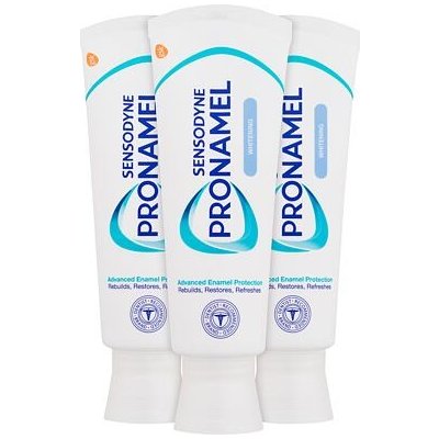 Sensodyne Pronamel Whitening Trio bělicí zubní pasta pro citlivé zuby 3 x 75 ml