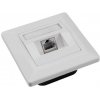 Zásuvka Solarix CAT5E STP 1 x RJ45 pod omietku biela 23100096