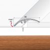 EFFECTOR Prechodová lišta A65 Buk Červený 270 cm