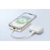 Ugreen PB760 10000mAh magnetická powerbanka, vestavěný kabel, 20W (béžová)