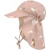 Detský klobúk Lassig Sun Protection Flap Hat dolphin peach 46-49 ružová 46-49