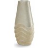 EUROFIRANY KERAMICKÁ VÁZA SANI 13X7X26 CM BÉŽOVÁ